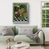 Cubist Harvest Oil Painting