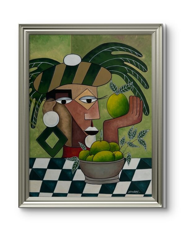 Cubist Harvest Oil Painting