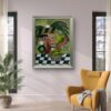 Cubist Harvest Oil Painting