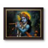 Divine Melody of Krishna Oil Painting