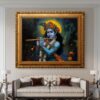 Divine Melody of Krishna Oil Painting