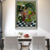 Cubist Harvest Oil Painting