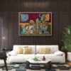Lotus of Creation Oil Painting
