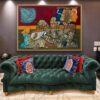 Lotus of Creation Oil Painting