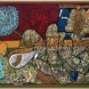 Lotus of Creation Oil Painting