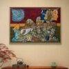Lotus of Creation Oil Painting