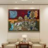 Lotus of Creation Oil Painting