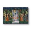 Moonlit Devotion of Shrinathji Natural Colour Painting Moonlit Devotion of Shrinathji Natural Colour Painting