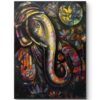 Mystic Radiance of Ganesha Mix Media Painting Mystic Radiance of Ganesha Mix Media Painting