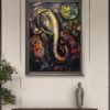 Mystic Radiance of Ganesha Mix Media Painting Mystic Radiance of Ganesha Mix Media Painting