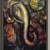 Mystic Radiance of Ganesha Mix Media Painting Mystic Radiance of Ganesha Mix Media Painting