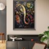 Mystic Radiance of Ganesha Mix Media Painting Mystic Radiance of Ganesha Mix Media Painting