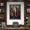 Mystic Radiance of Ganesha Mix Media Painting Mystic Radiance of Ganesha Mix Media Painting