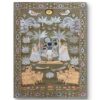 Shrinathji in Vrindavan Meadows Natural Colour Painting