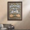 Shrinathji in Vrindavan Meadows Natural Colour Painting