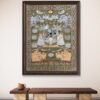 Shrinathji in Vrindavan Meadows Natural Colour Painting