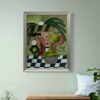 Cubist Harvest Oil Painting