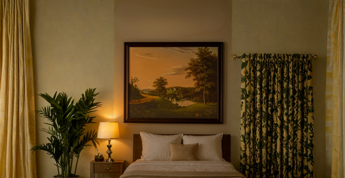 Nighttime Handmade Oil Painting