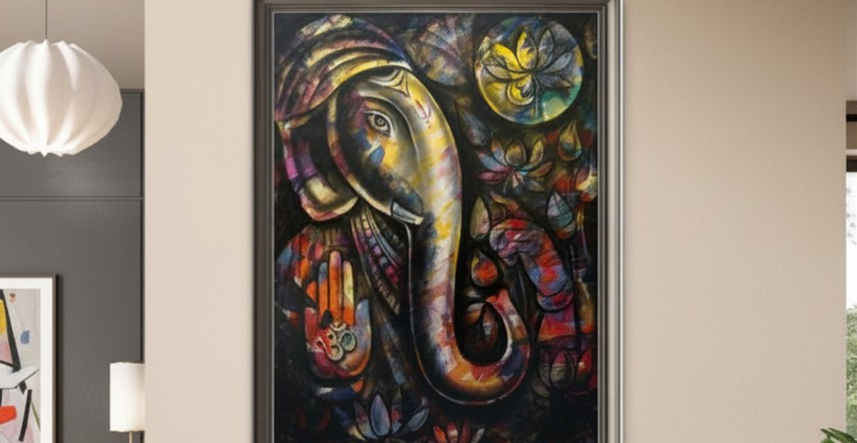 Handmade Ganesha Painting