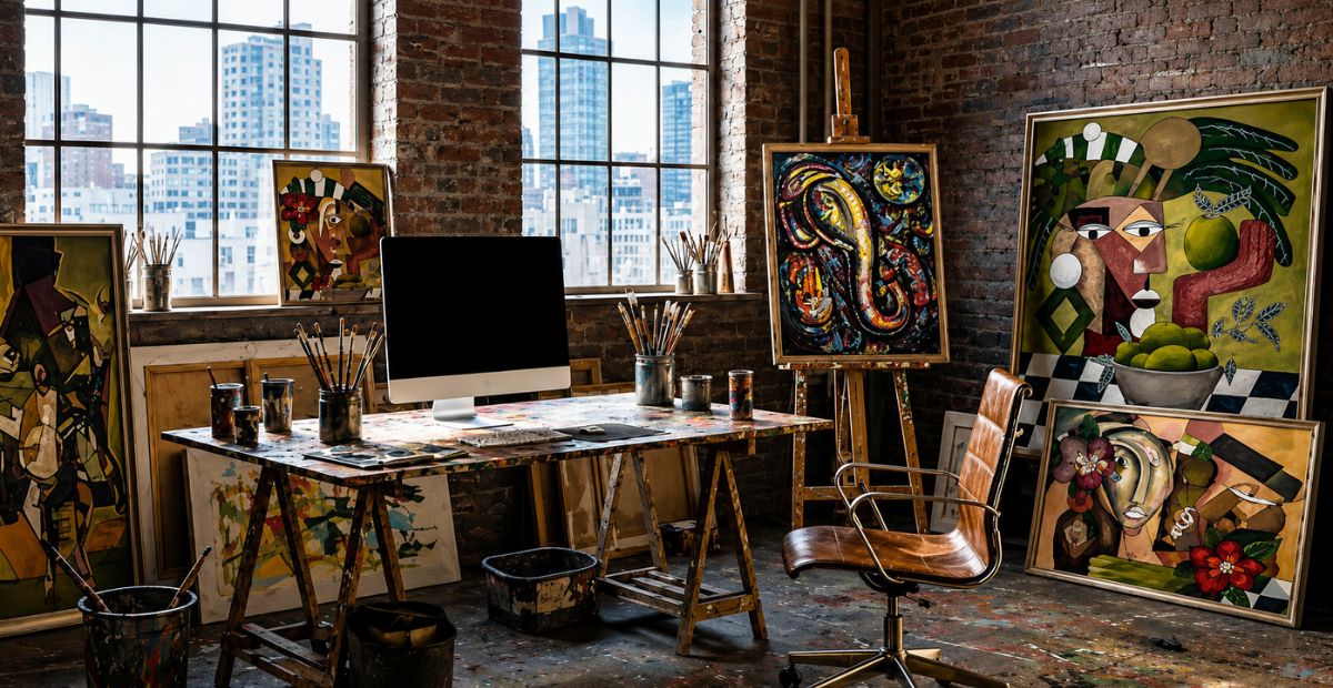 Curated Online Art Gallery with handmade paintings for sale online in India